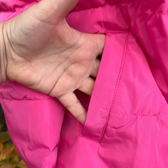 NWT St. John’s Bay Pretty Pink Puffer Jacket with Pockets - Picture 3 of 6